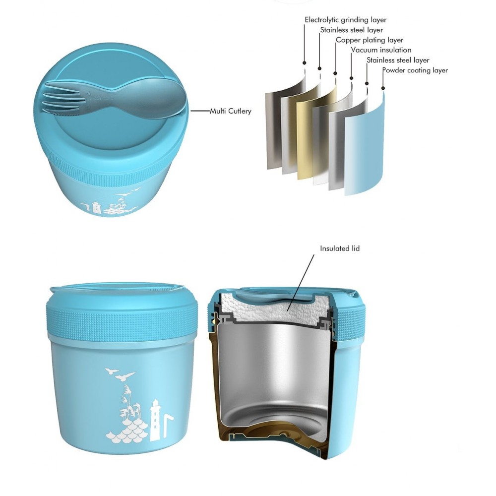 CARL OSCAR termosas maistui, FLOW, 500 ml.