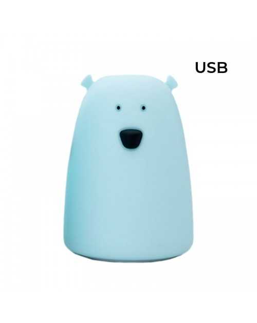 BIG BEAR Silicone lamp | BLUE