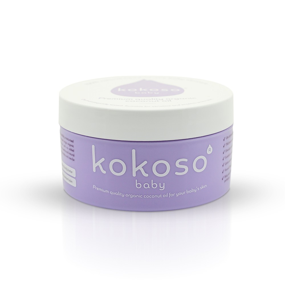 KOKOSO BABY kokosų aliejus vaikams, 168 g.