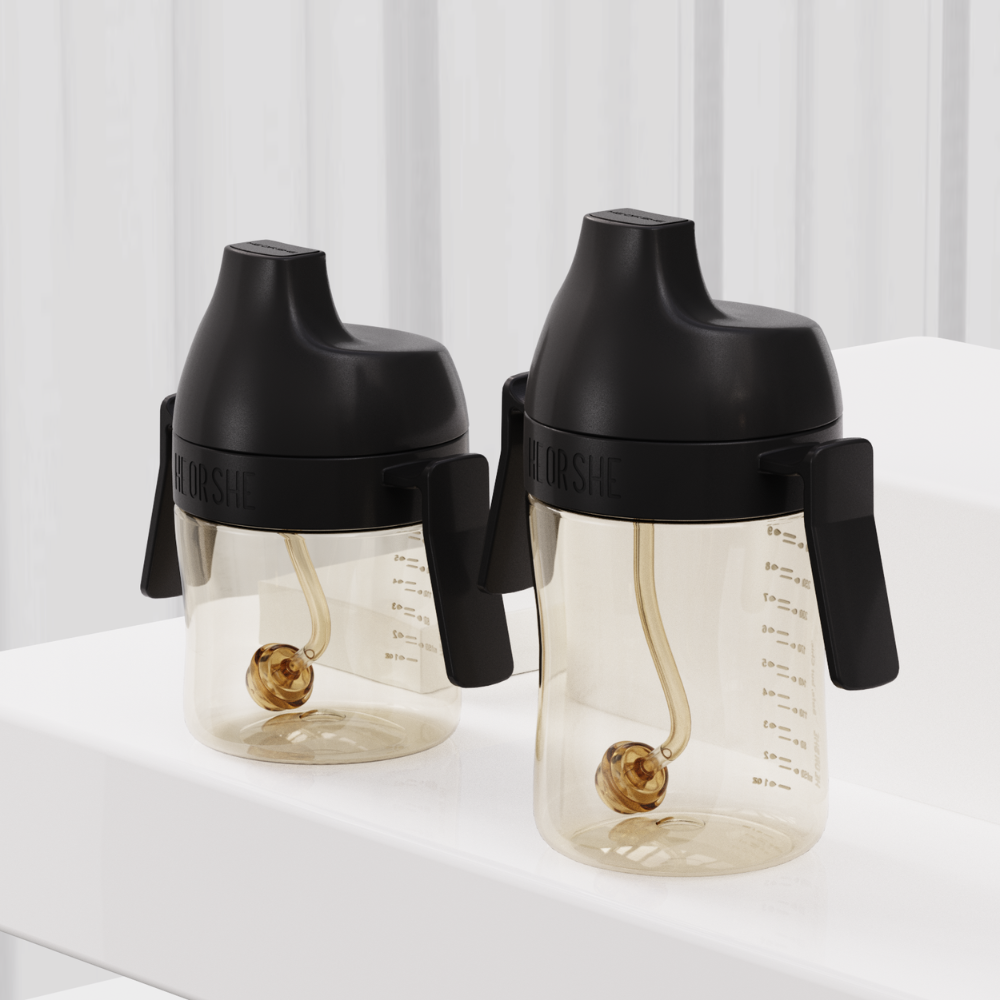 HEORSHE gertuvė kūdikiui 210 ml., 6+, JUODA