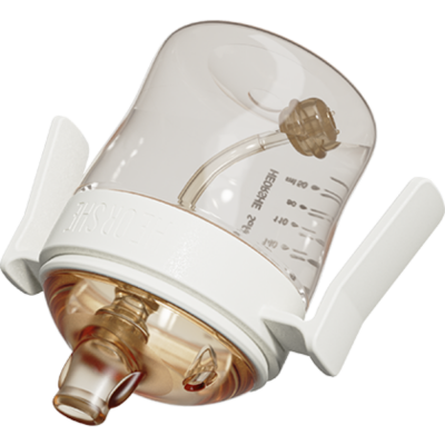 HEORSHE gertuvė kūdikiui 210 ml., 6+, BALTA