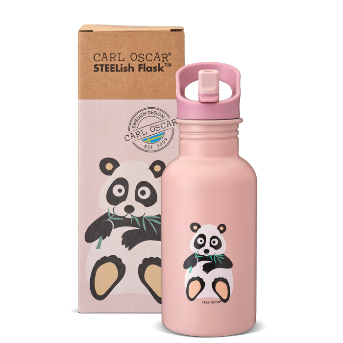 CARL OSCAR nerūdijančio plieno gertuvė, Panda, 500 ml.