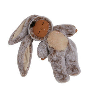 Cozy Dinkum Bunny Muffin – kolekcinė Olli Ella lėlė vaikui su slapta kalba ir žodynėliu