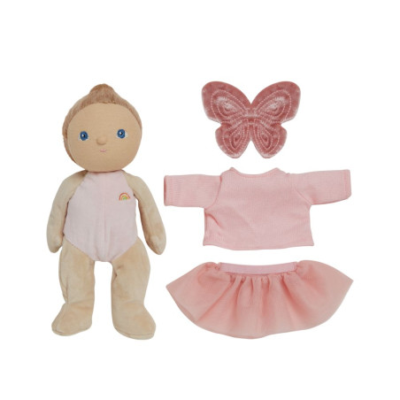 Olli Ella Dinky Dinkum lėlė Mia Melody su levandiniu drabužėliu