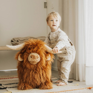 WILD&SOFT minkštas pripučiamas šokliukas, Hailando karvė