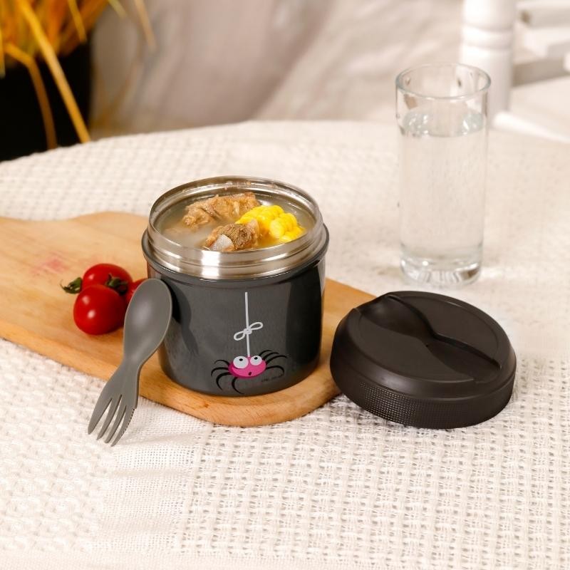 CARL OSCAR termosas maistui, PILKA,VORAS 500 ml.