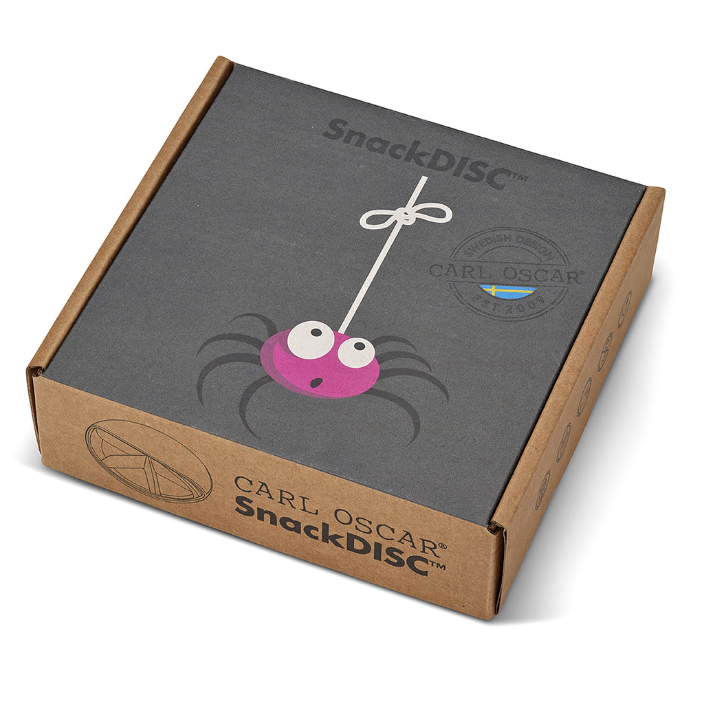 CARL OSCAR besisukanti užkandžių dėžutė, SNACK DISC, VORAS, 15 cm.