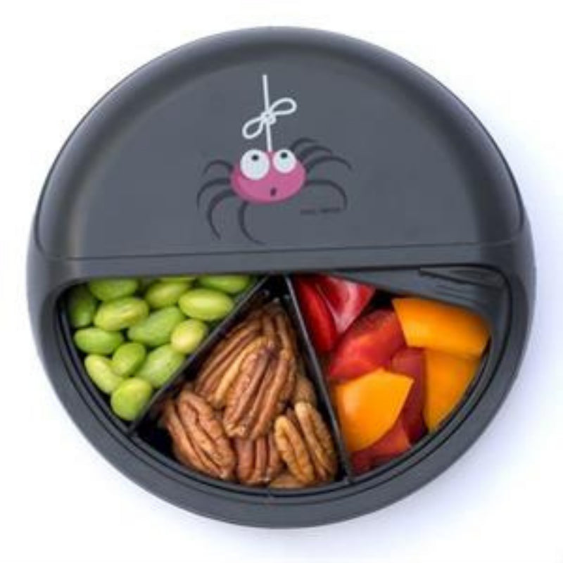 CARL OSCAR besisukanti užkandžių dėžutė, SNACK DISC, VORAS, 15 cm.