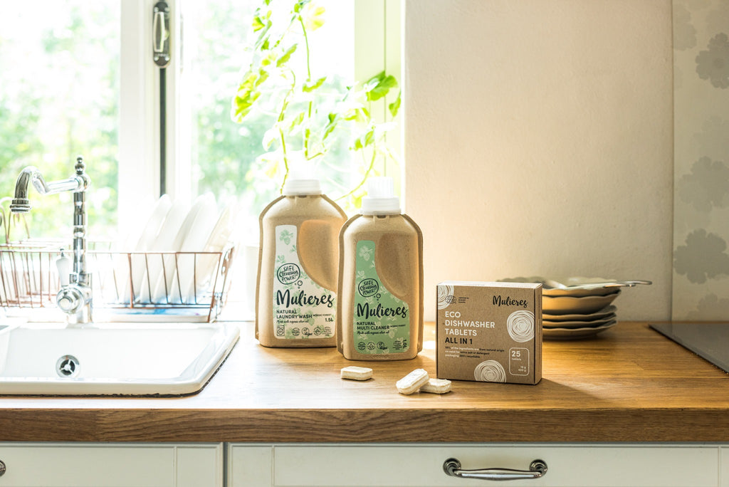 MULIERES ekologiškos indaplovių tabletės, All in 1, 25 vnt.