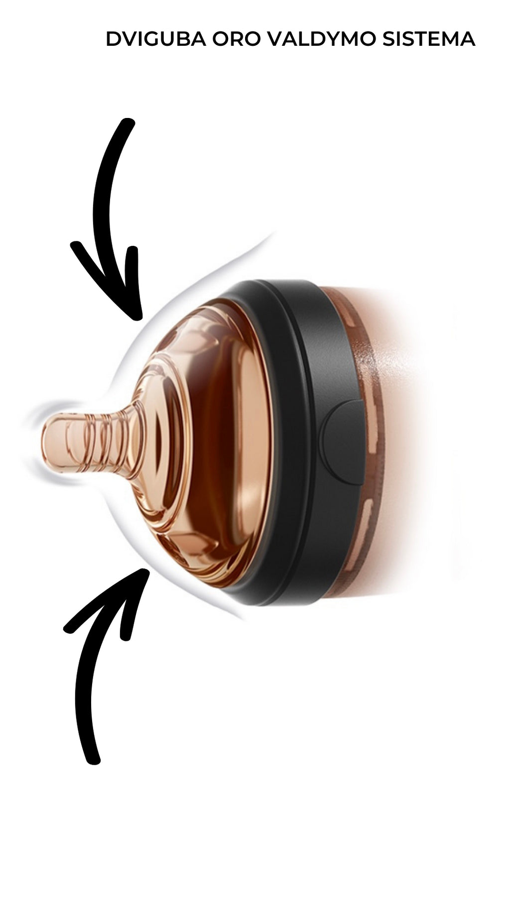 HEORSHE silikoninis buteliukas kūdikiui, 160 ml. ROŽINIS