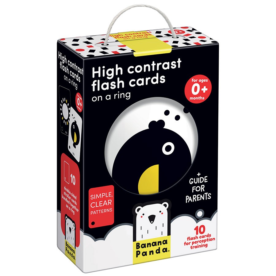BANANA PANDA Lavinamosios kontrastinės kortelės 0+