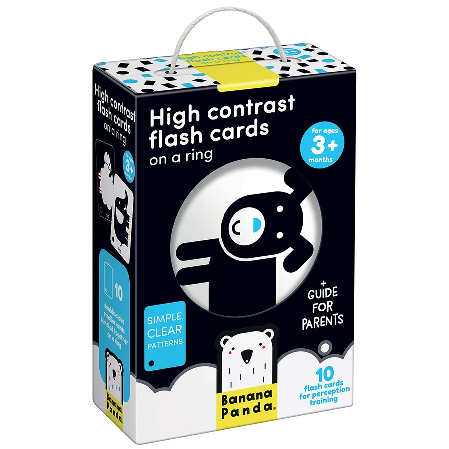 BANANA PANDA lavinamosios kontrastinės kortelės 3+