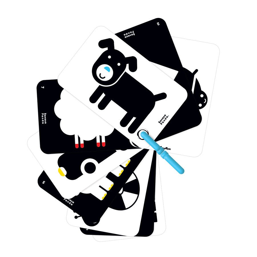 BANANA PANDA lavinamosios kontrastinės kortelės 3+