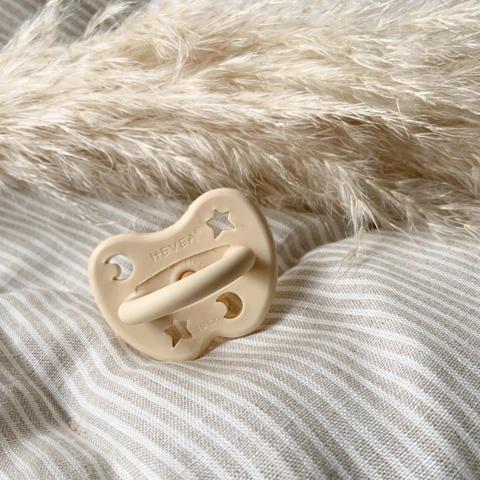 HEVEA apvalus čiulptukas, MILKY WHITE, 0-3 mėn