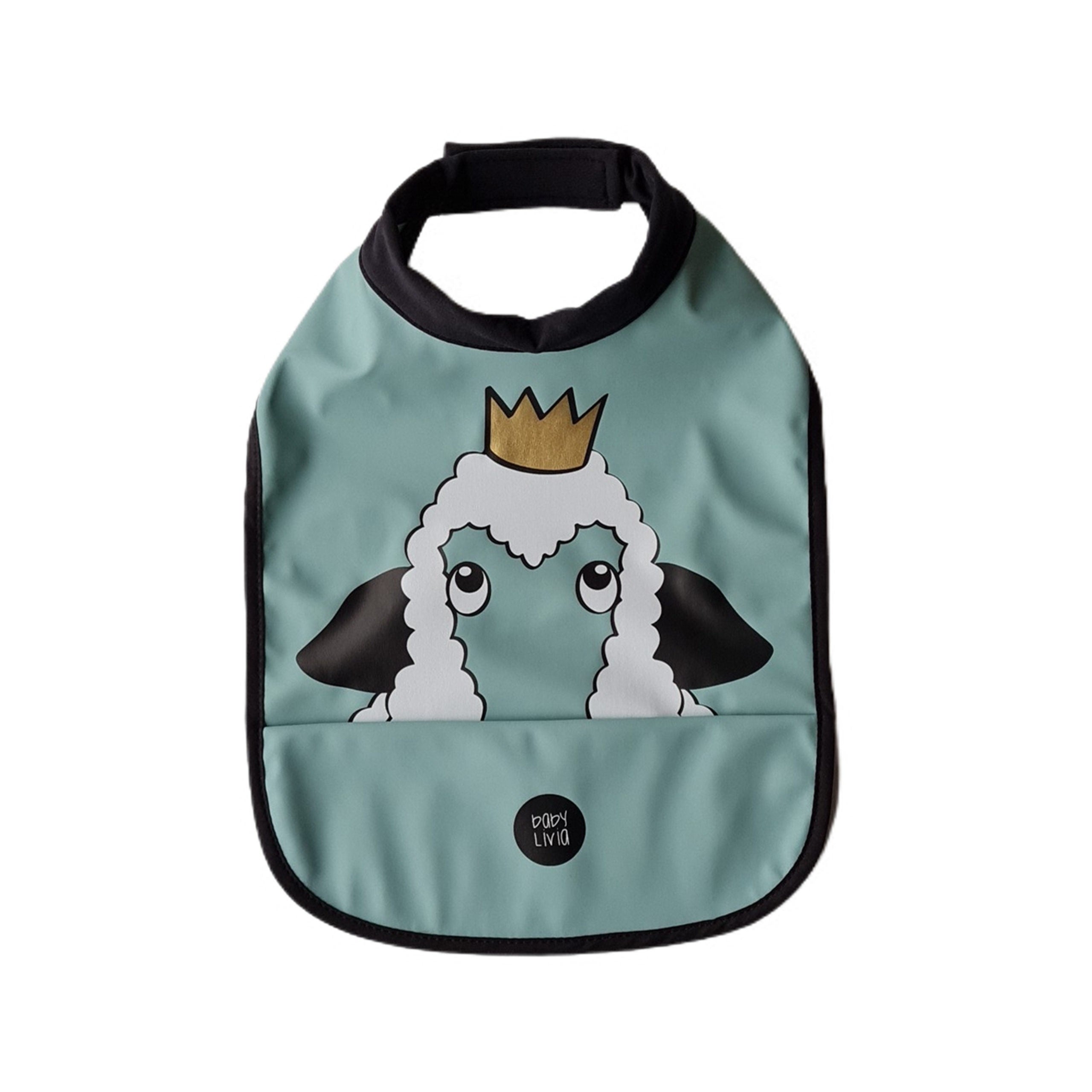 BABY LIVIA seilinukas aukštu kaklu, SHEEP BLUE SURF