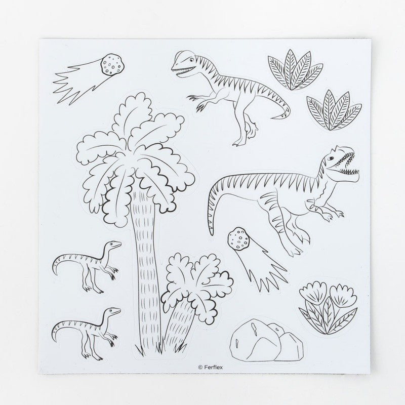 Spalvinami FERFLEX magnetai, Dinozaurai