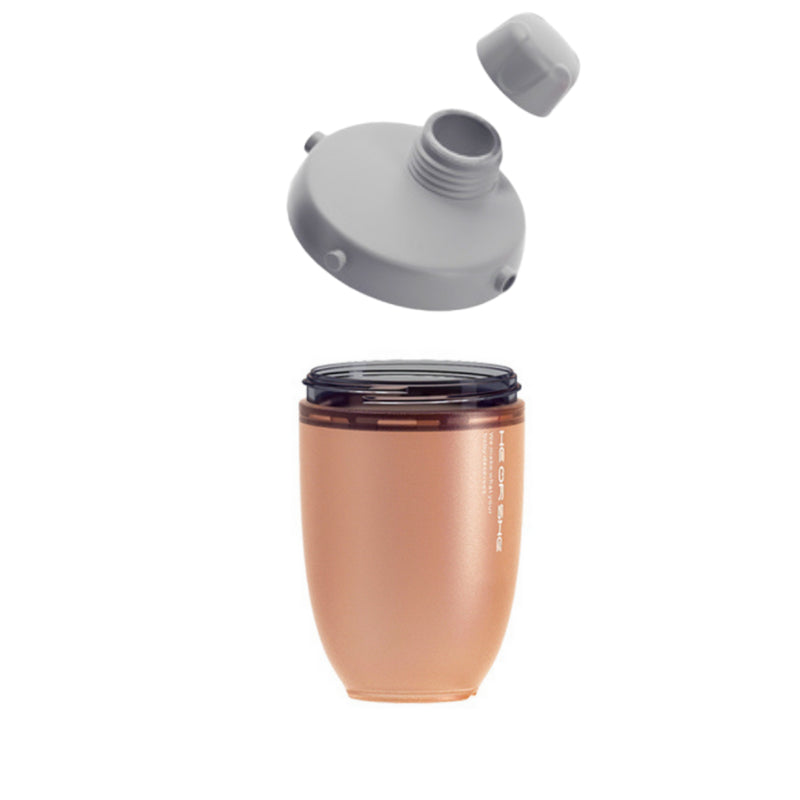 HEORSHE Ultra Wide Neck buteliuko užsukamas dangtelis, PILKA