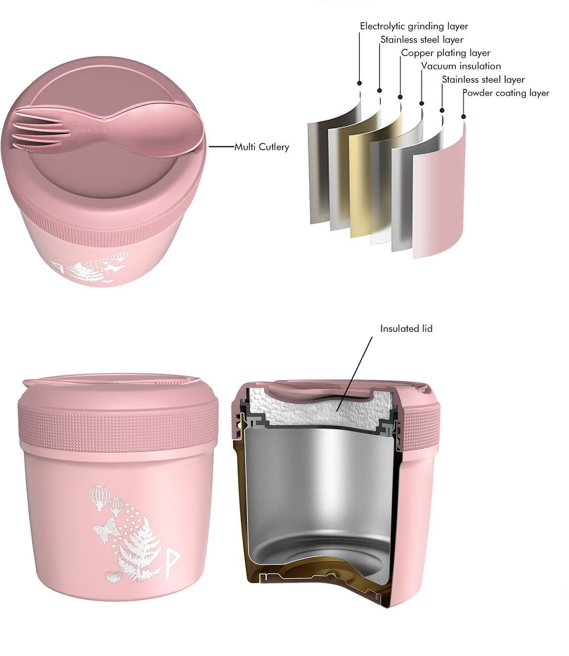CARL OSCAR termosas maistui, PASSION, 500 ml.