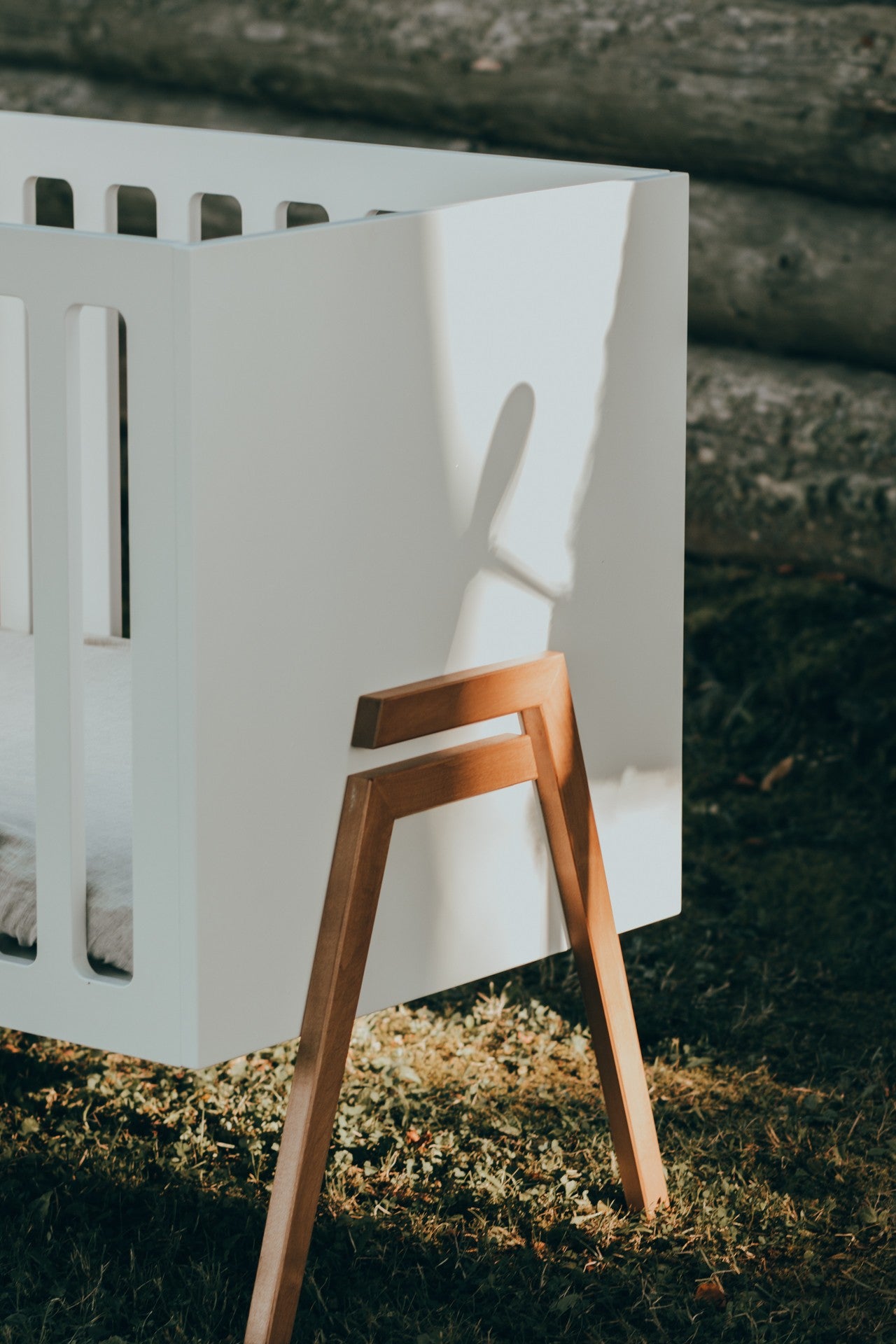 TODO NURSERY Lovelė EDGY |BALTA 120x60