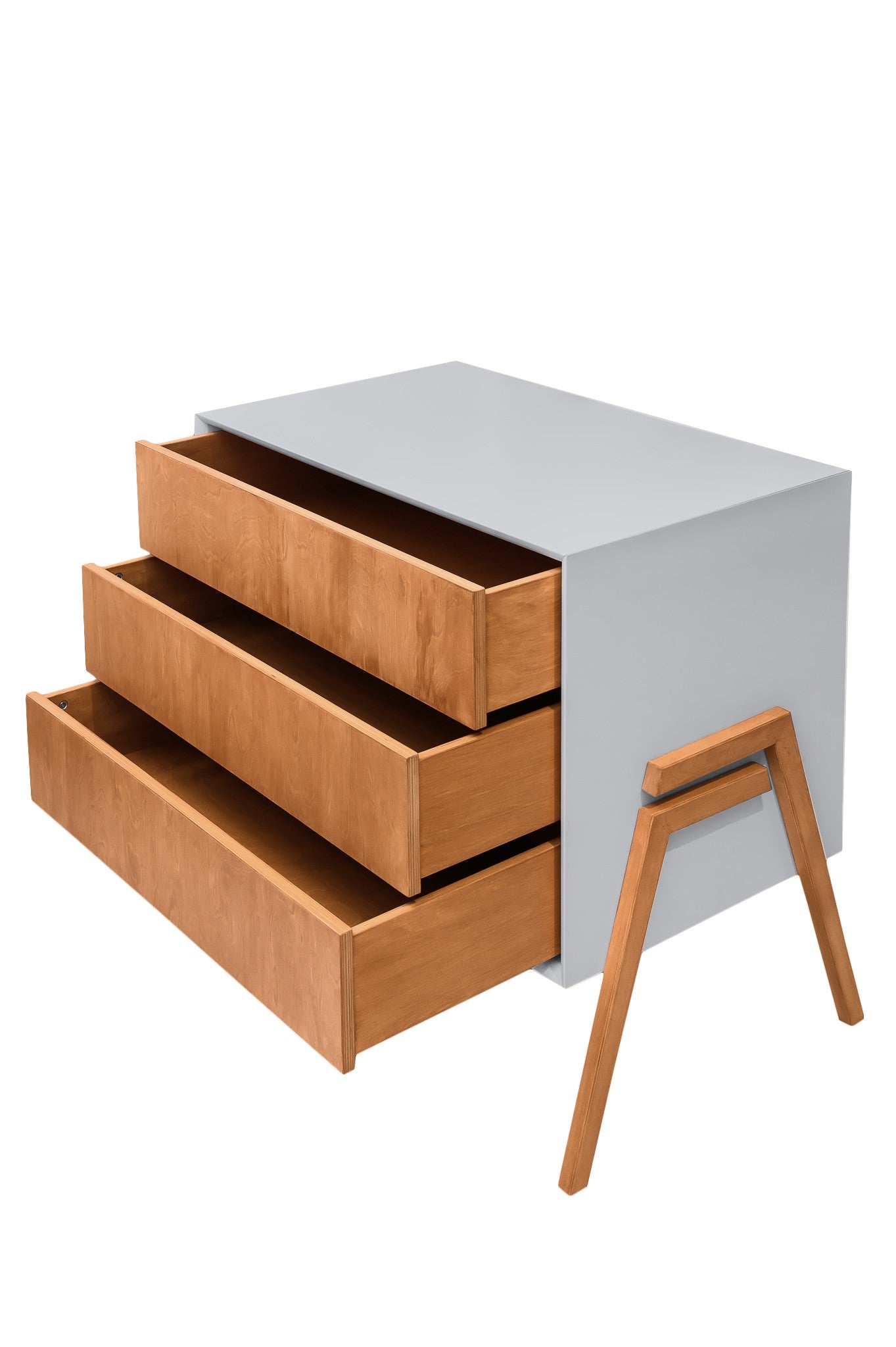 TODO NURSERY komoda EDGY, PILKA 120x60