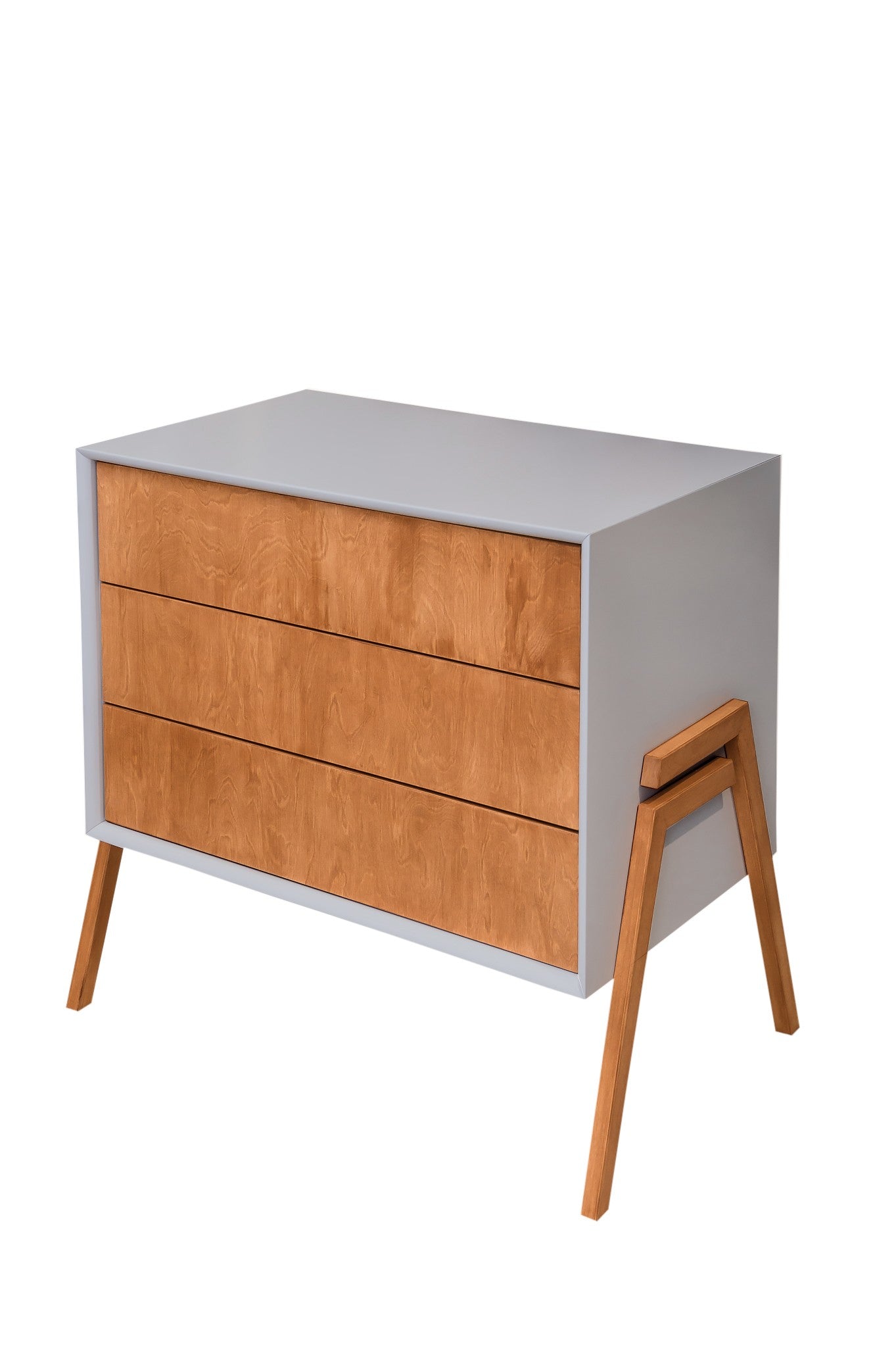 TODO NURSERY komoda EDGY, PILKA 120x60