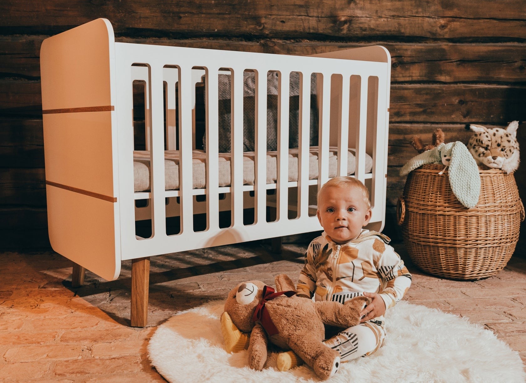 TODO NURSERY Lovelė OAKY |BALTA 120x60