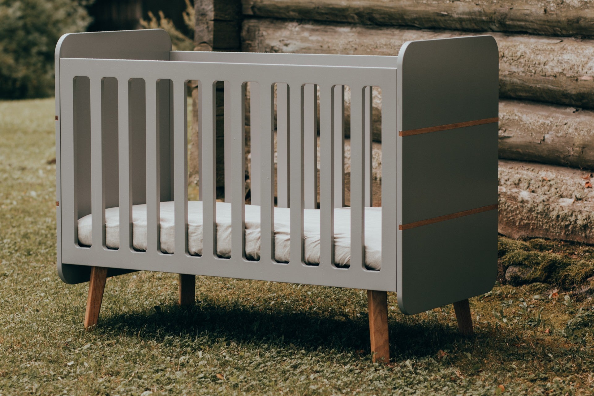 TODO NURSERY lovelė OAKY, PILKA 120x60