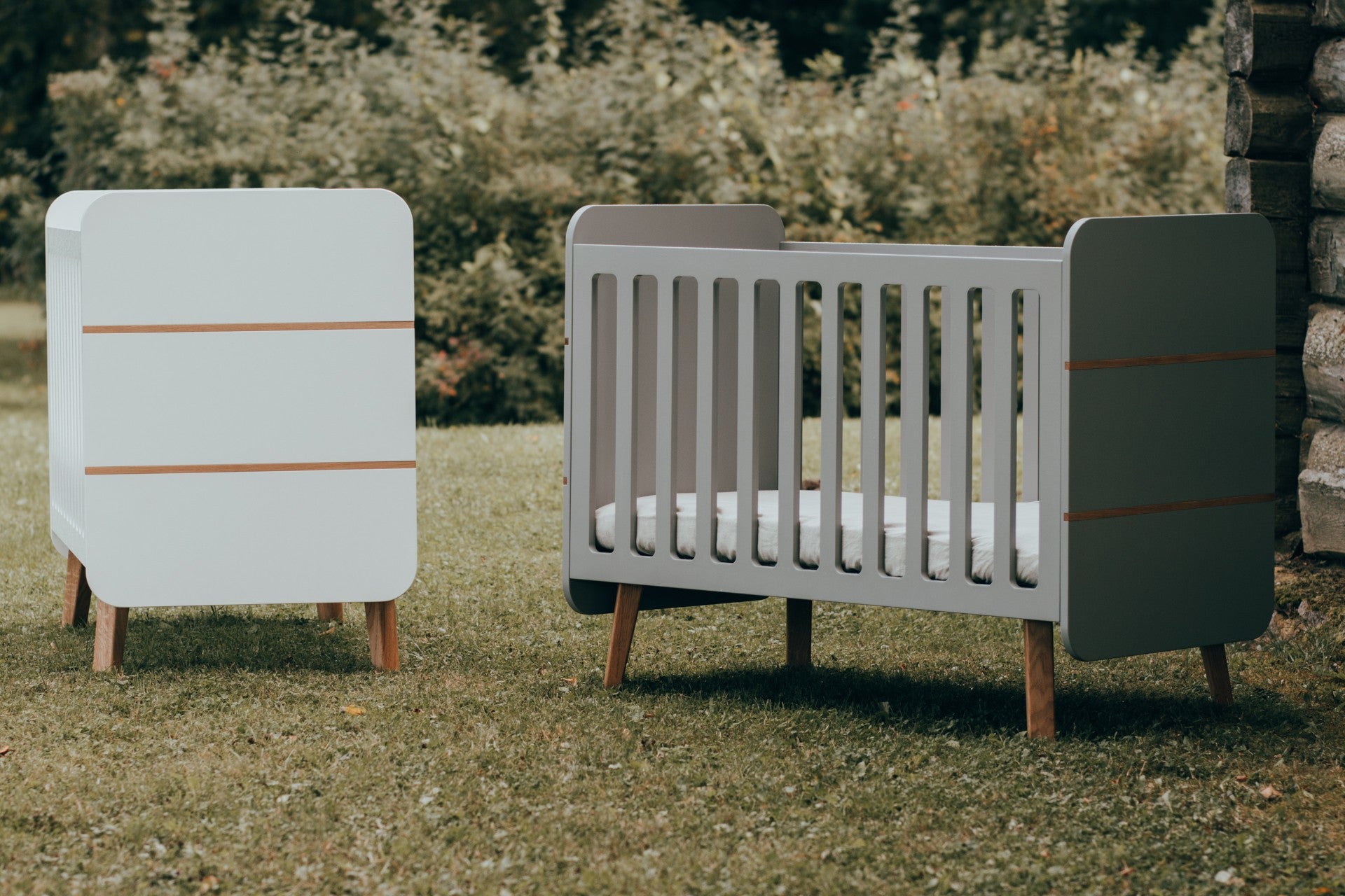 TODO NURSERY lovelė OAKY, PILKA 120x60