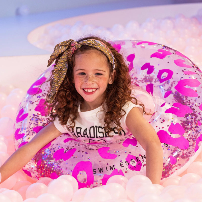 SWIM ESSENTIALS pripučiamas plaukimo ratas, NEON PANTHER Ø 90 cm