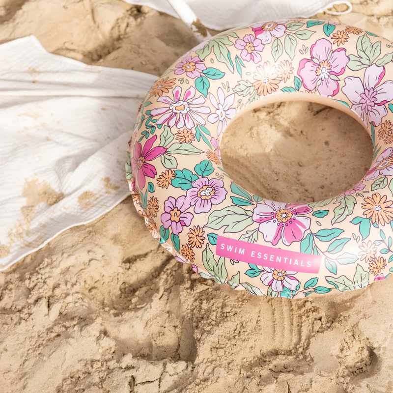 SWIM ESSENTIALS pripučiamas plaukimo ratas, BLOSSOM Ø 50 cm