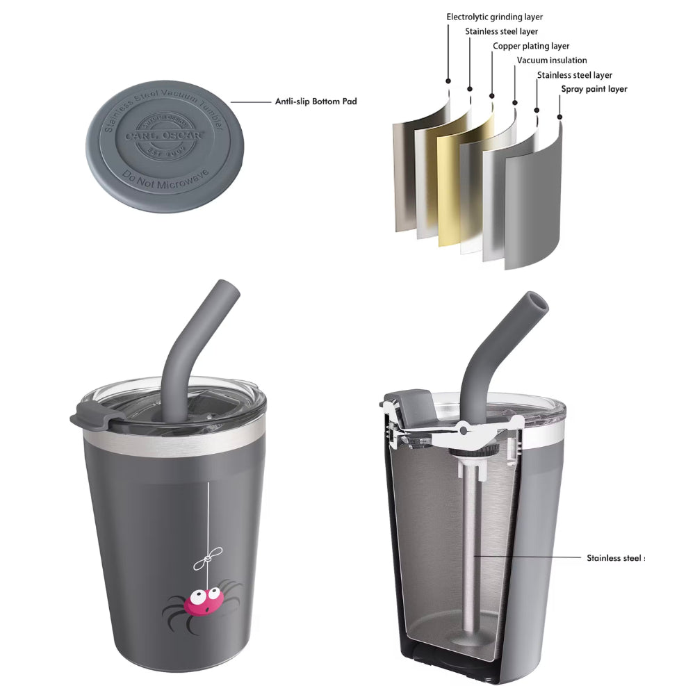 CARL OSCAR termo puodelis, VORAS, 250 ml.