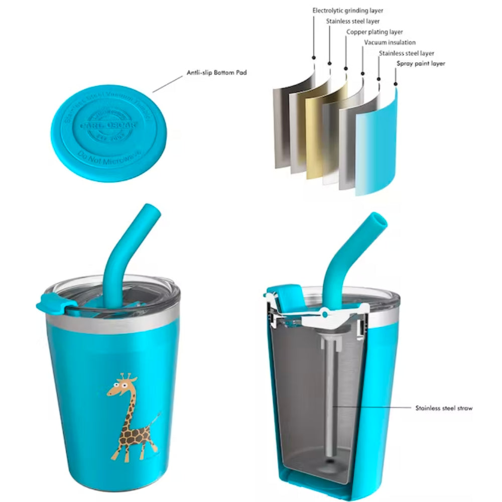 CARL OSCAR termo puodelis, ŽIRAFA, 250 ml.