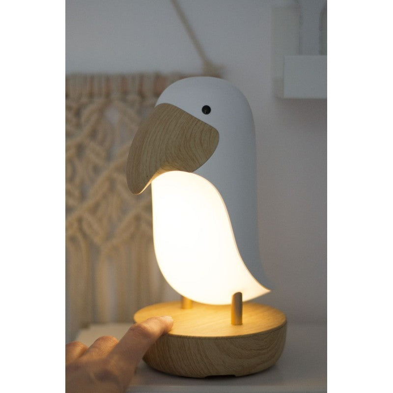 RABBIT AND FRIENDS Lempa PUFINAS ROŽINĖ