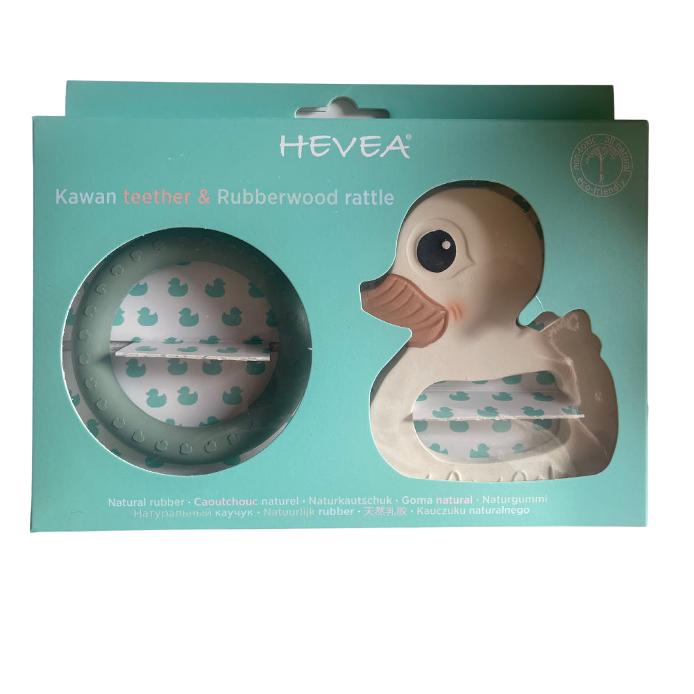 HEVEA silikoninių kramtukų rinkinys, KAWAN MOSS GREEN