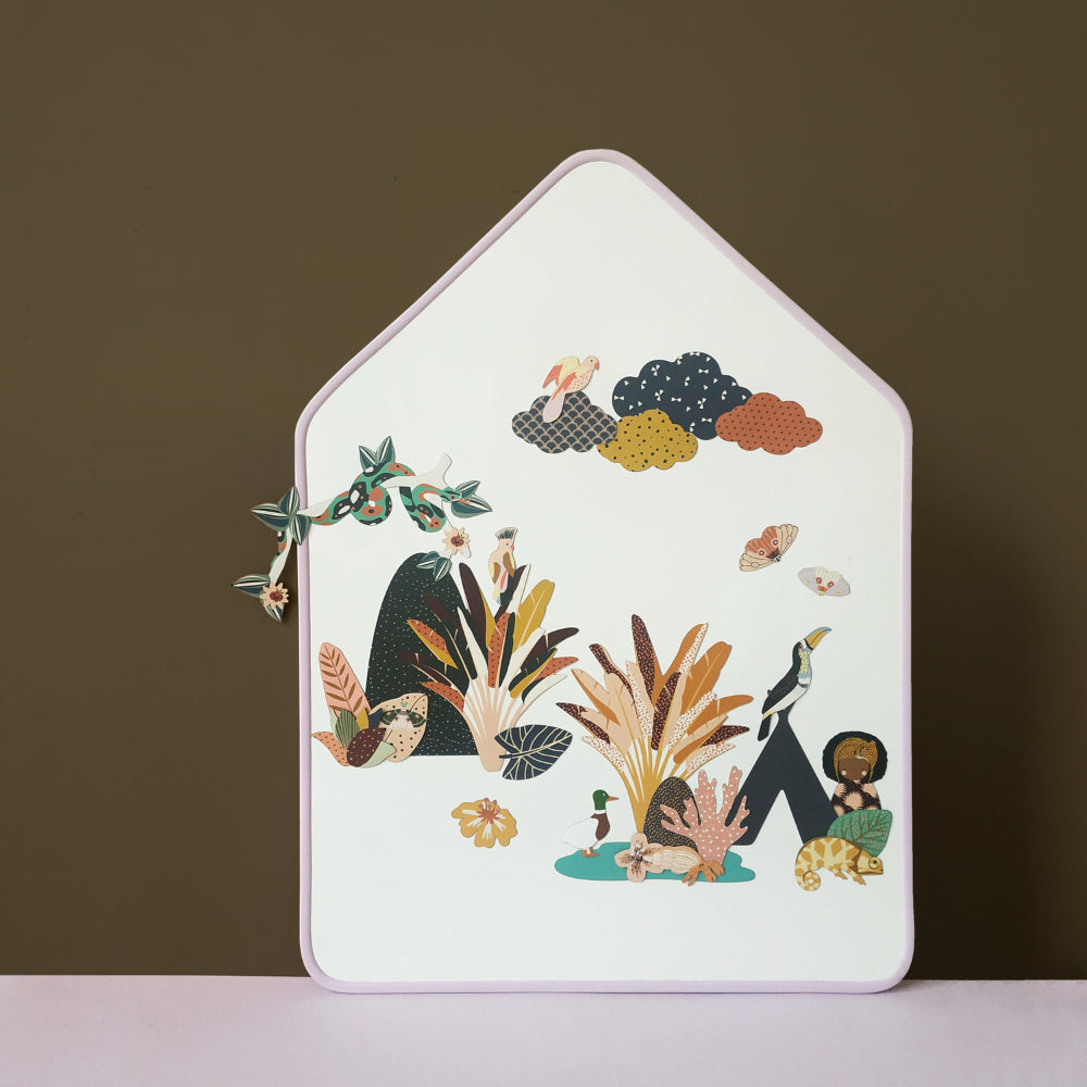 MA CABANE À RÊVES MAGNETINĖ LENTA NAMELIS, LILAS