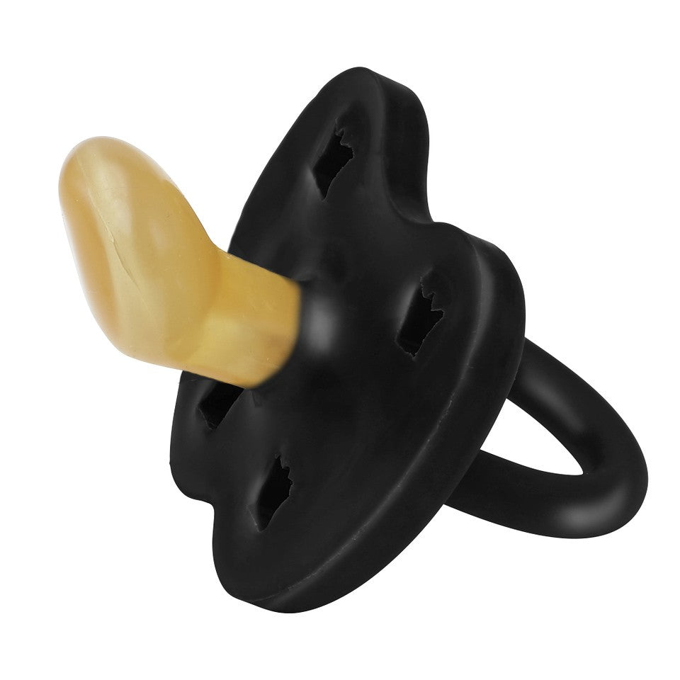 HEVEA ortodontinis čiulptukas, OUTER BLACK, 3-36 mėn