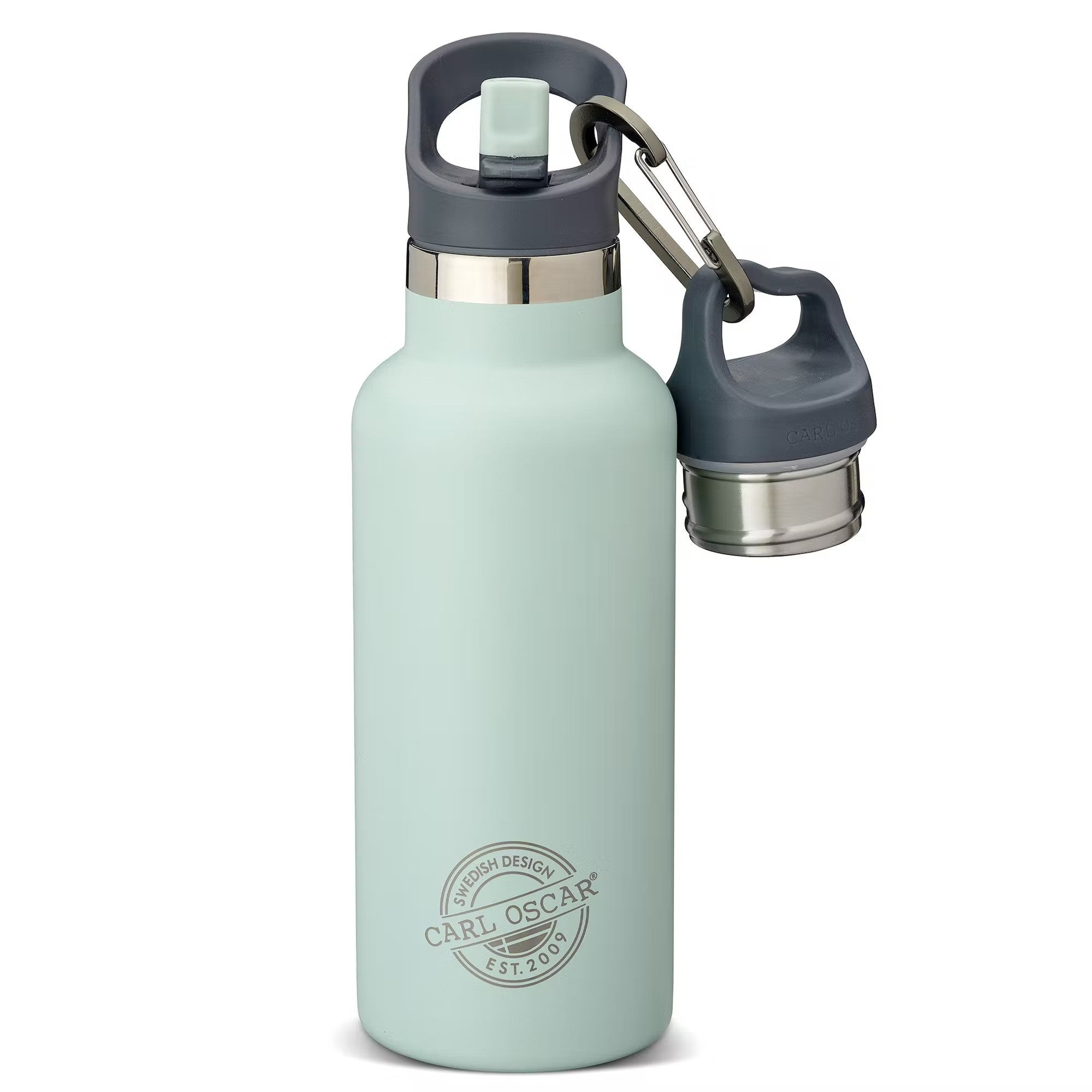 CARL OSCAR termo gertuvė su šiaudeliu, 500 ml.