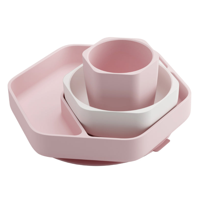 HEORSHE silikoninių indų rinkinys vaikams, RAUSVA