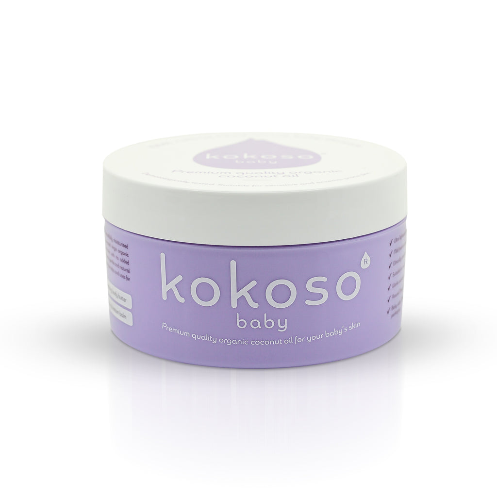 KOKOSO BABY kokosų aliejus vaikams, 168 g.