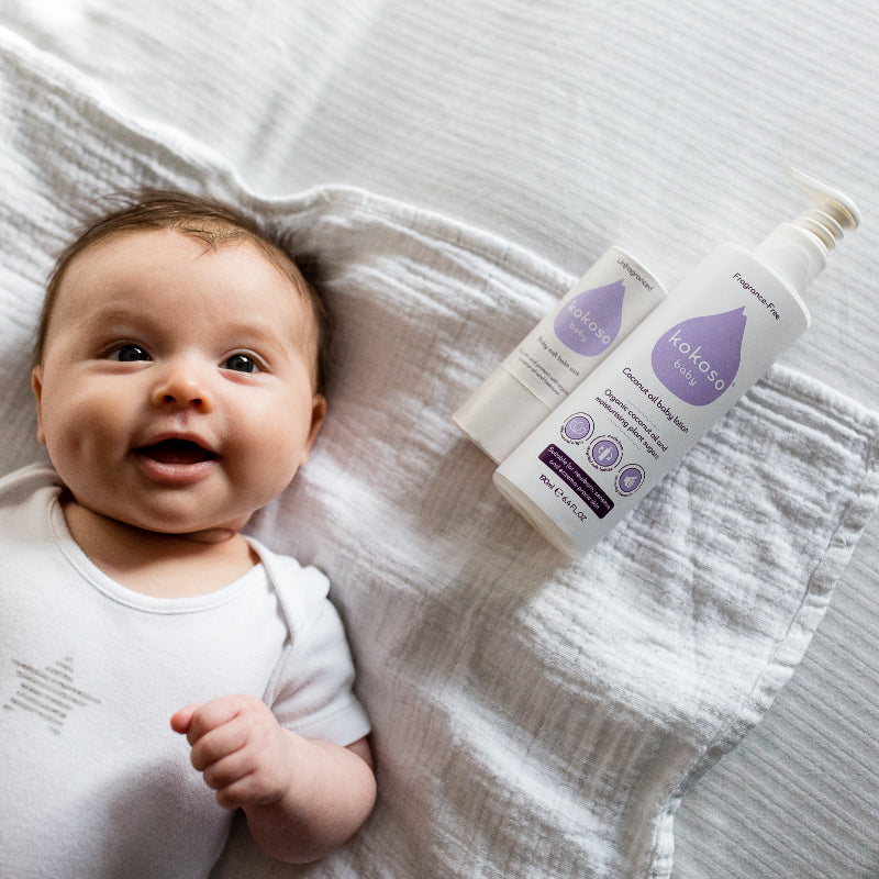 KOKOSO BABY losjonas vaikams, Be kvapo, 200 ml.