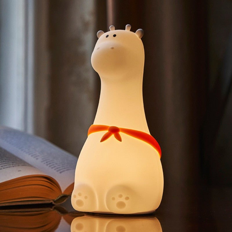 RABBIT AND FRIENDS Silikoninė lempa ŽIRAFA