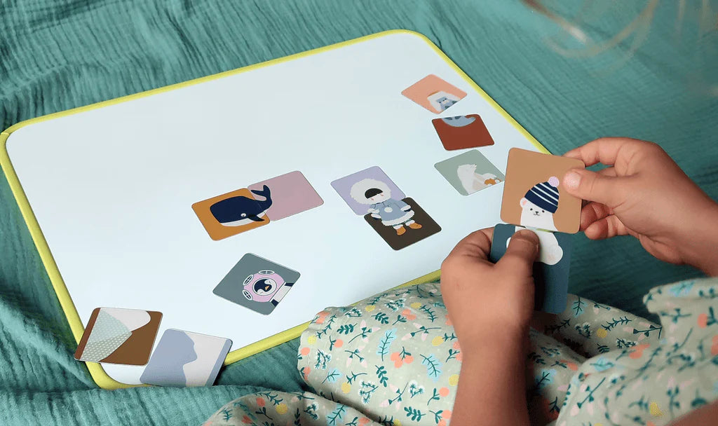 MA CABANE À RÊVES MAGNETAI, LEDYNŲ GYVŪNAI PUZLĖ