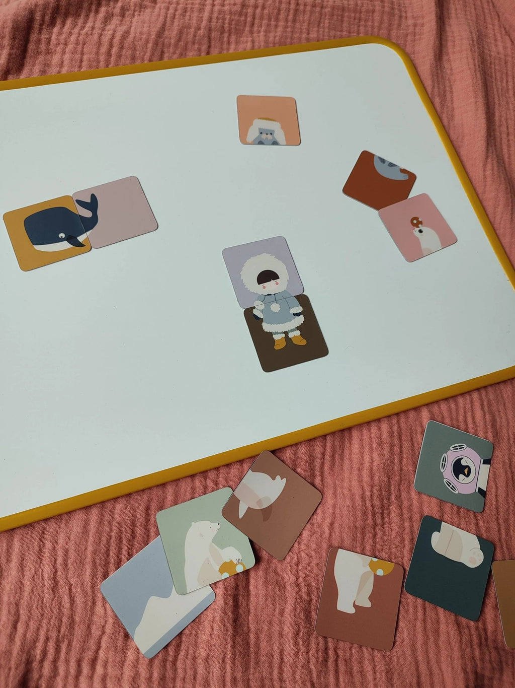 MA CABANE À RÊVES MAGNETAI, LEDYNŲ GYVŪNAI PUZLĖ