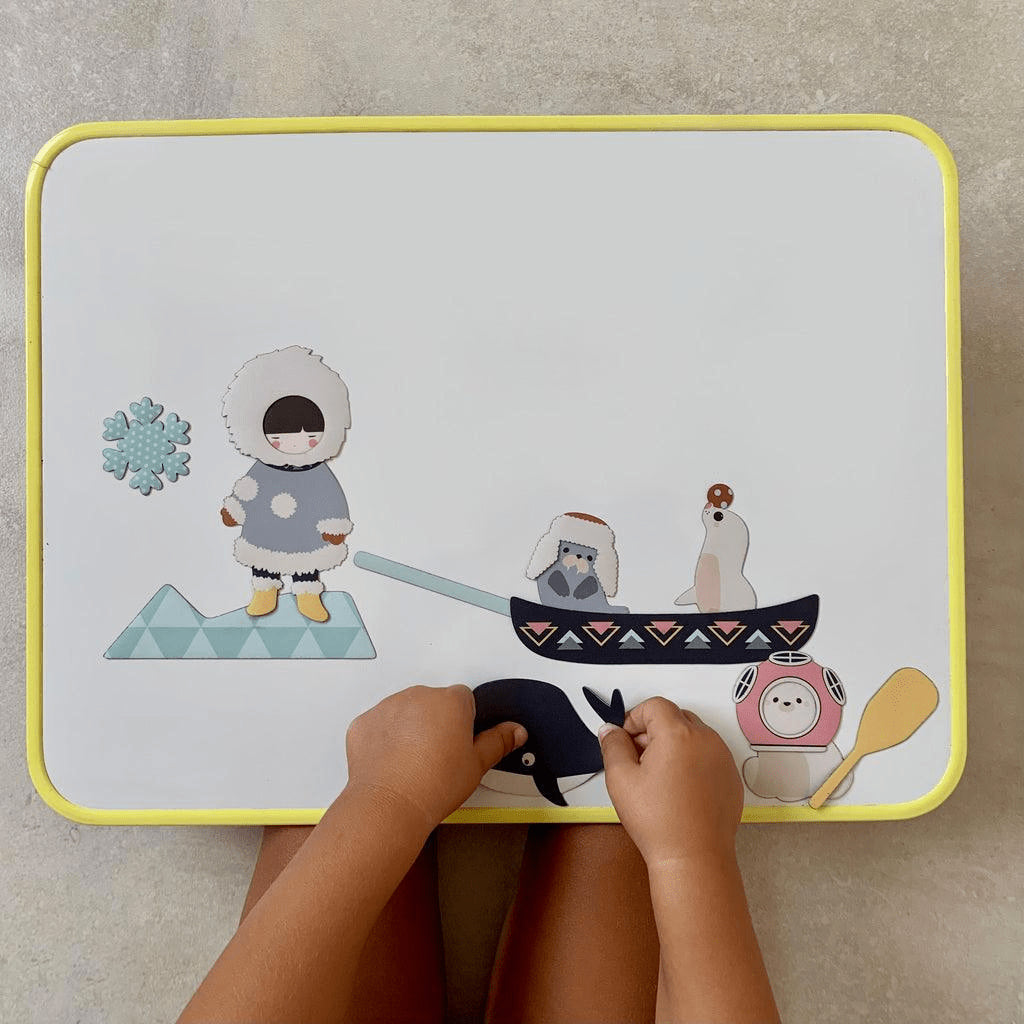 MA CABANE À RÊVES MAGNETAI MINI RINKINYS, LEDYNŲ GYVŪNAI