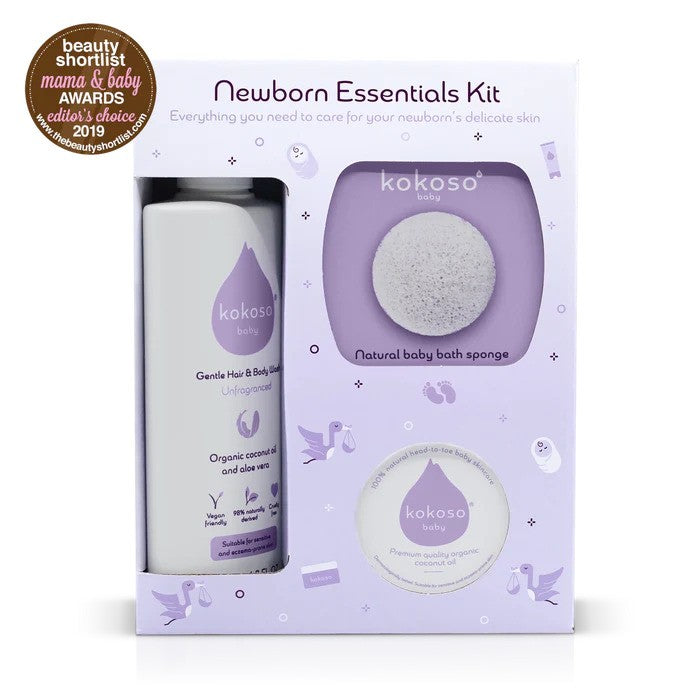 KOKOSO BABY higienos priemonių rinkinys naujagimiui