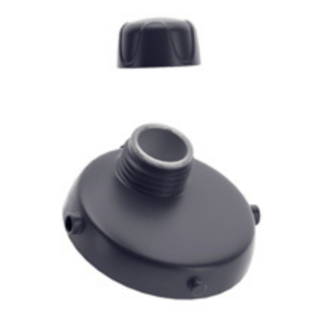 HEORSHE Ultra Wide Neck buteliuko užsukamas dangtelis, JUODA