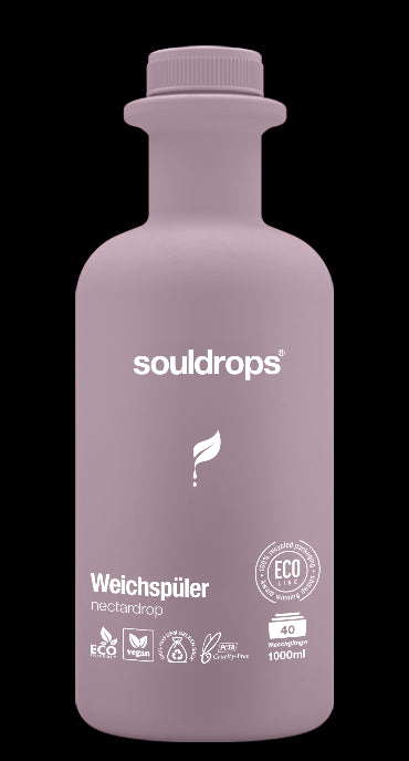 SOULDROPS audinių minkštiklis su antistatiniu ir PH neutralizuojančiu poveikiu, NECTARDROP, LEVANDŲ KVAPO,1000 ml.