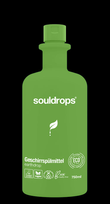 SOULDROPS indų plovimo skystis EARTHDROP, ARBATOS KVAPO, 750 ml.