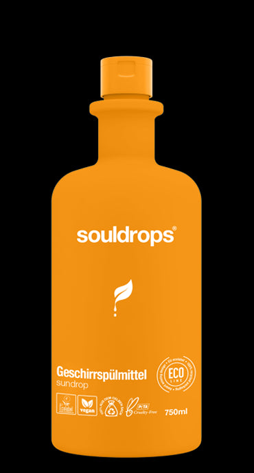 SOULDROPS indų plovimo skystis SUNDROP, CITRUSŲ KVAPO, 750ml.