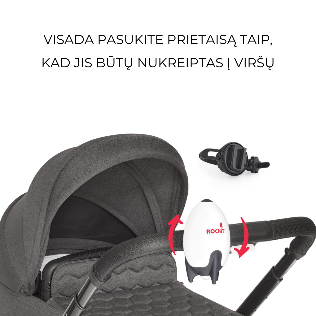 ROCKIT įkraunamas vežimėlio sūpuoklis
